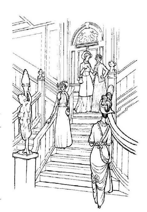 Fisă de colorat cu Titanic de colorat p03