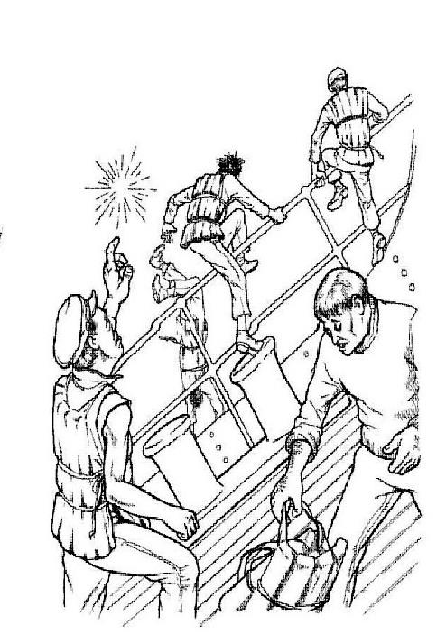 Fisă de colorat cu Titanic de colorat p16