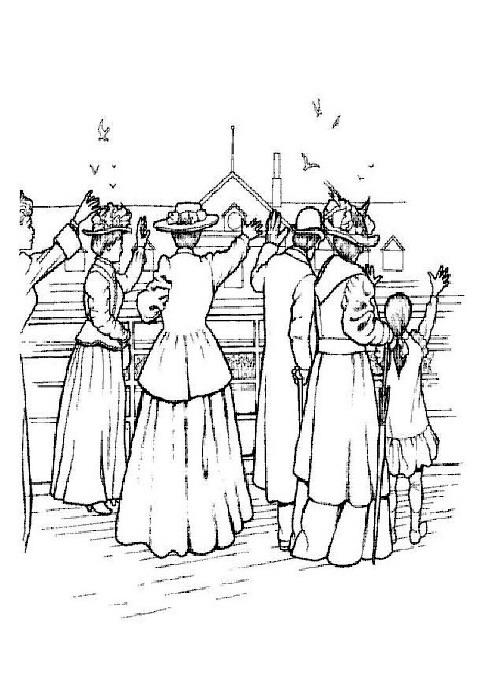 Fisă de colorat cu Titanic de colorat p25