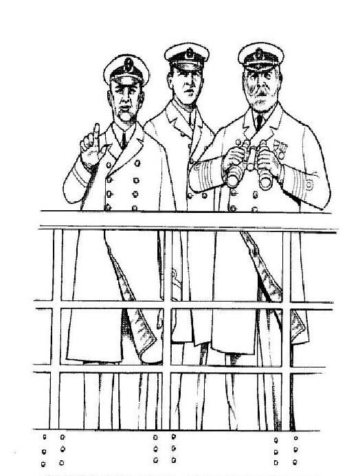 Fisă de colorat cu Titanic de colorat p26