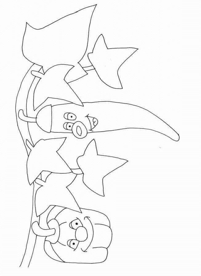 Fisă de colorat cu Toamna de colorat p100