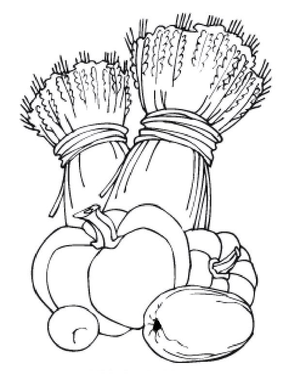 Fisă de colorat cu Toamna de colorat p39