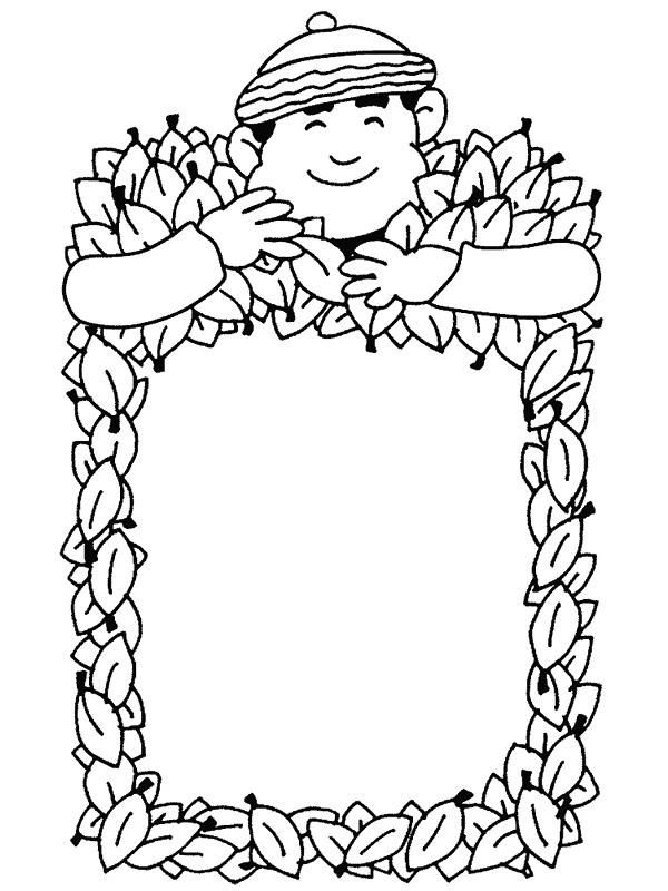 Fisă de colorat cu Toamna de colorat p53