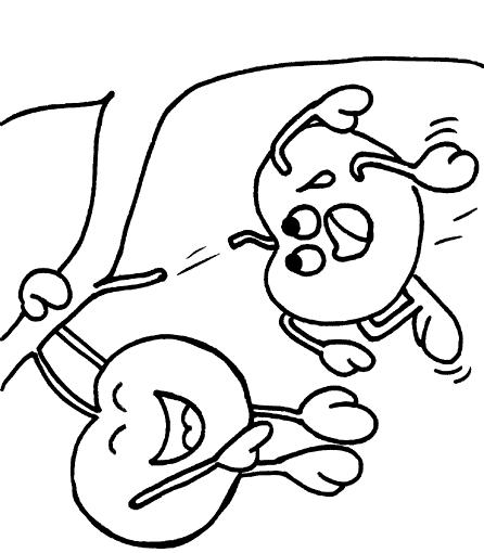 Fisă de colorat cu Toamna de colorat p74