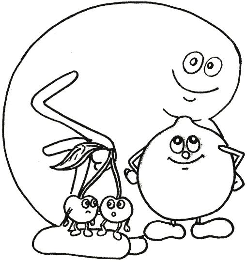 Fisă de colorat cu Toamna de colorat p75