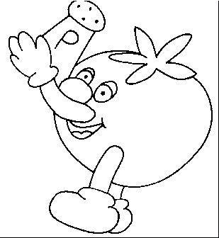 Fisă de colorat cu Toamna de colorat p87