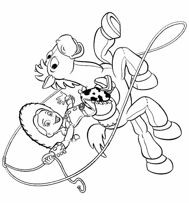 Fisă de colorat cu Toy story de colorat p06