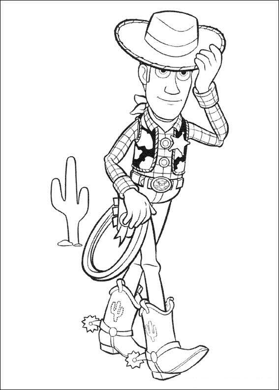Fisă de colorat cu Toy story de colorat p14