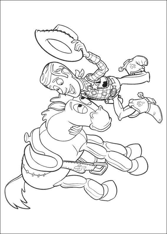 Fisă de colorat cu Toy story de colorat p34