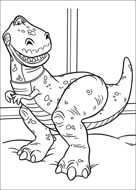 Fisă de colorat cu Toy story de colorat p47