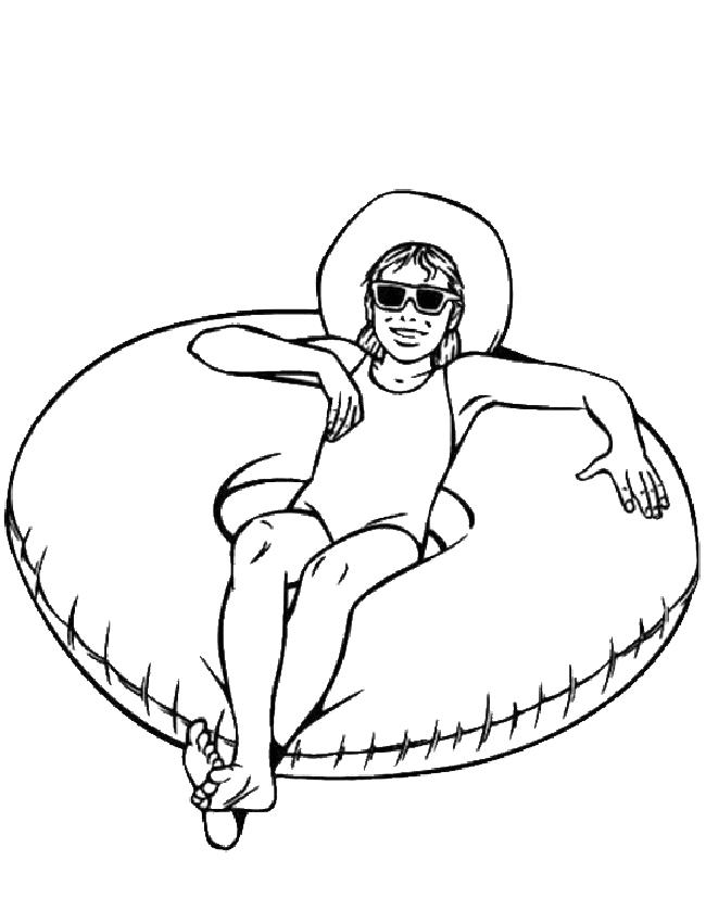 Fisă de colorat cu Vacanta de colorat p03