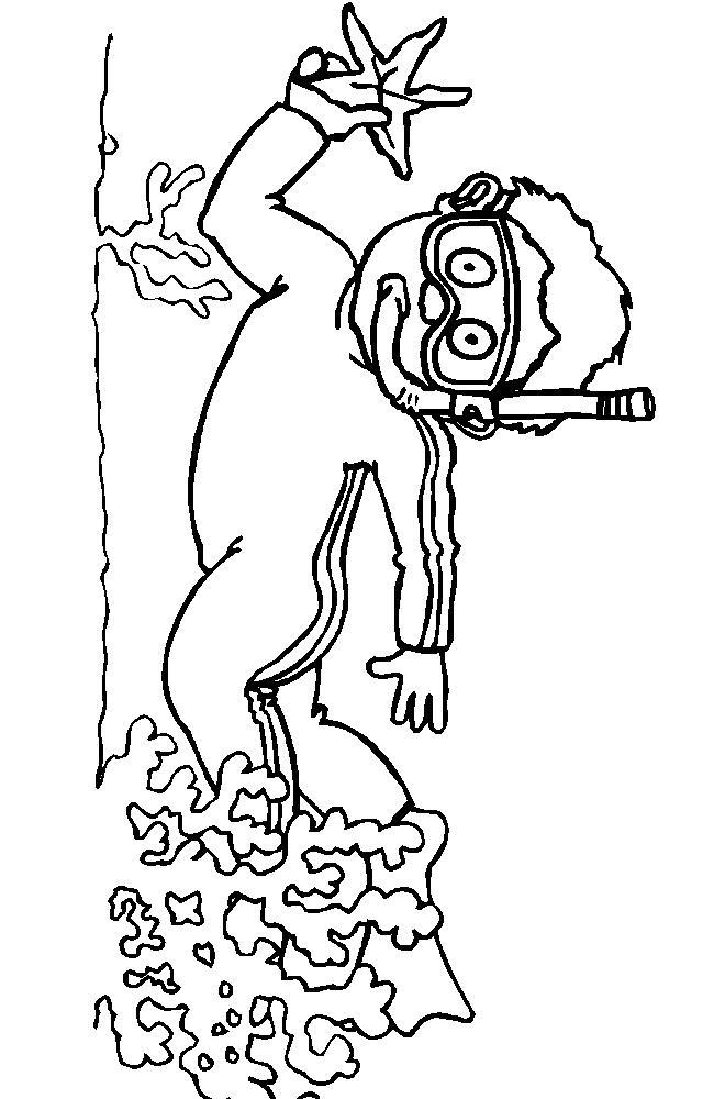 Fisă de colorat cu Vacanta de colorat p16