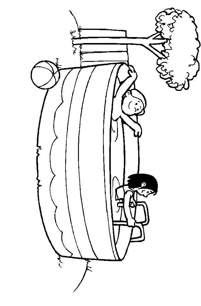 Fisă de colorat cu Vacanta de colorat p31