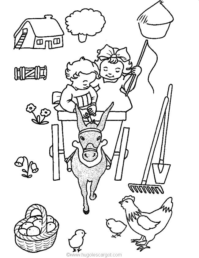 Fisă de colorat cu Vacanta de colorat p40