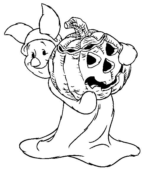 Fisă de colorat cu Winnie the pooh de colorat p02