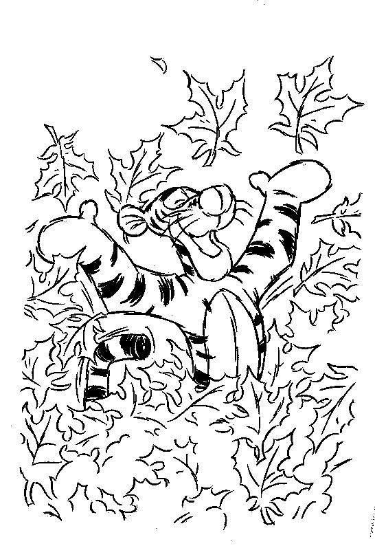 Fisă de colorat cu Winnie the pooh de colorat p11