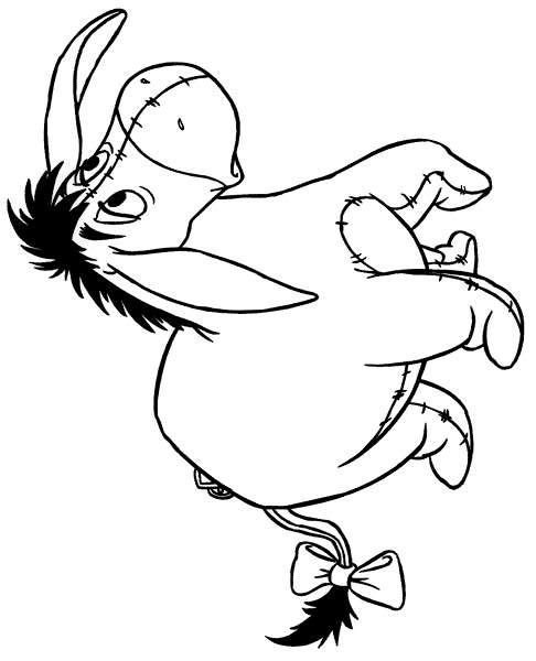 Fisă de colorat cu Winnie the pooh de colorat p121