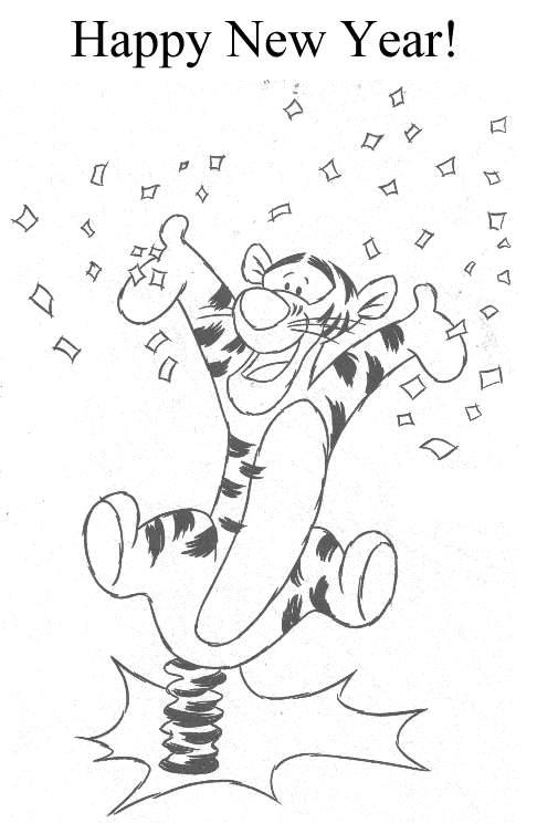 Fisă de colorat cu Winnie the pooh de colorat p13