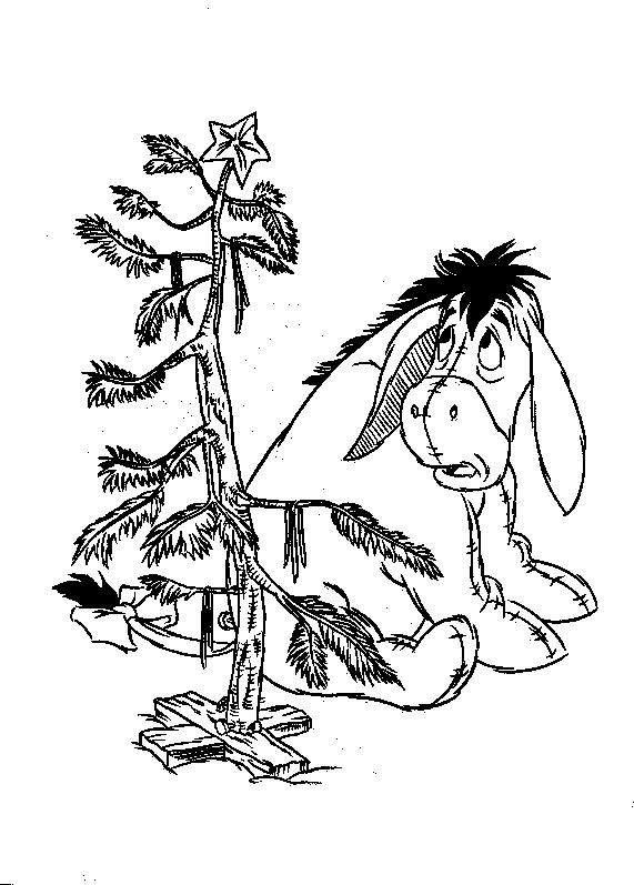 Fisă de colorat cu Winnie the pooh de colorat p134