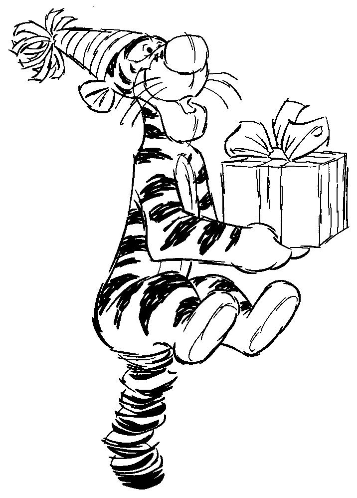 Fisă de colorat cu Winnie the pooh de colorat p14