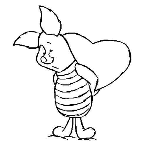 Fisă de colorat cu Winnie the pooh de colorat p150