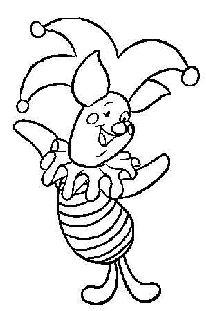 Fisă de colorat cu Winnie the pooh de colorat p169