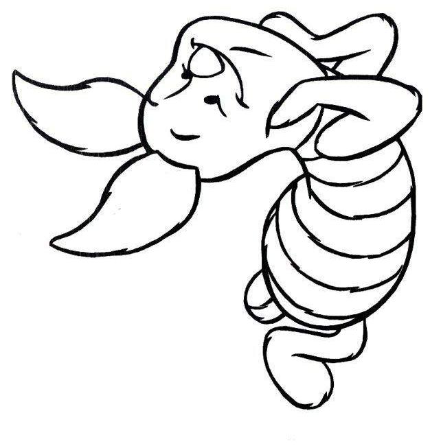 Fisă de colorat cu Winnie the pooh de colorat p175